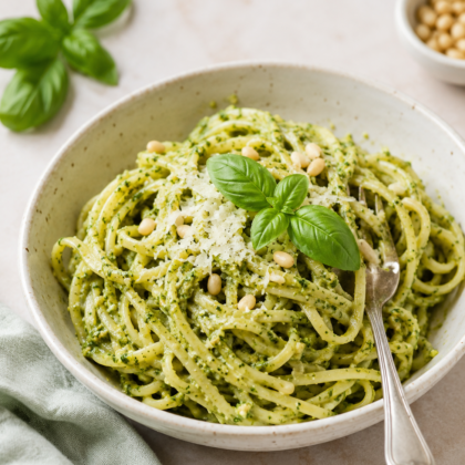 How to Make Fresh and Easy Pasta Pesto at Home