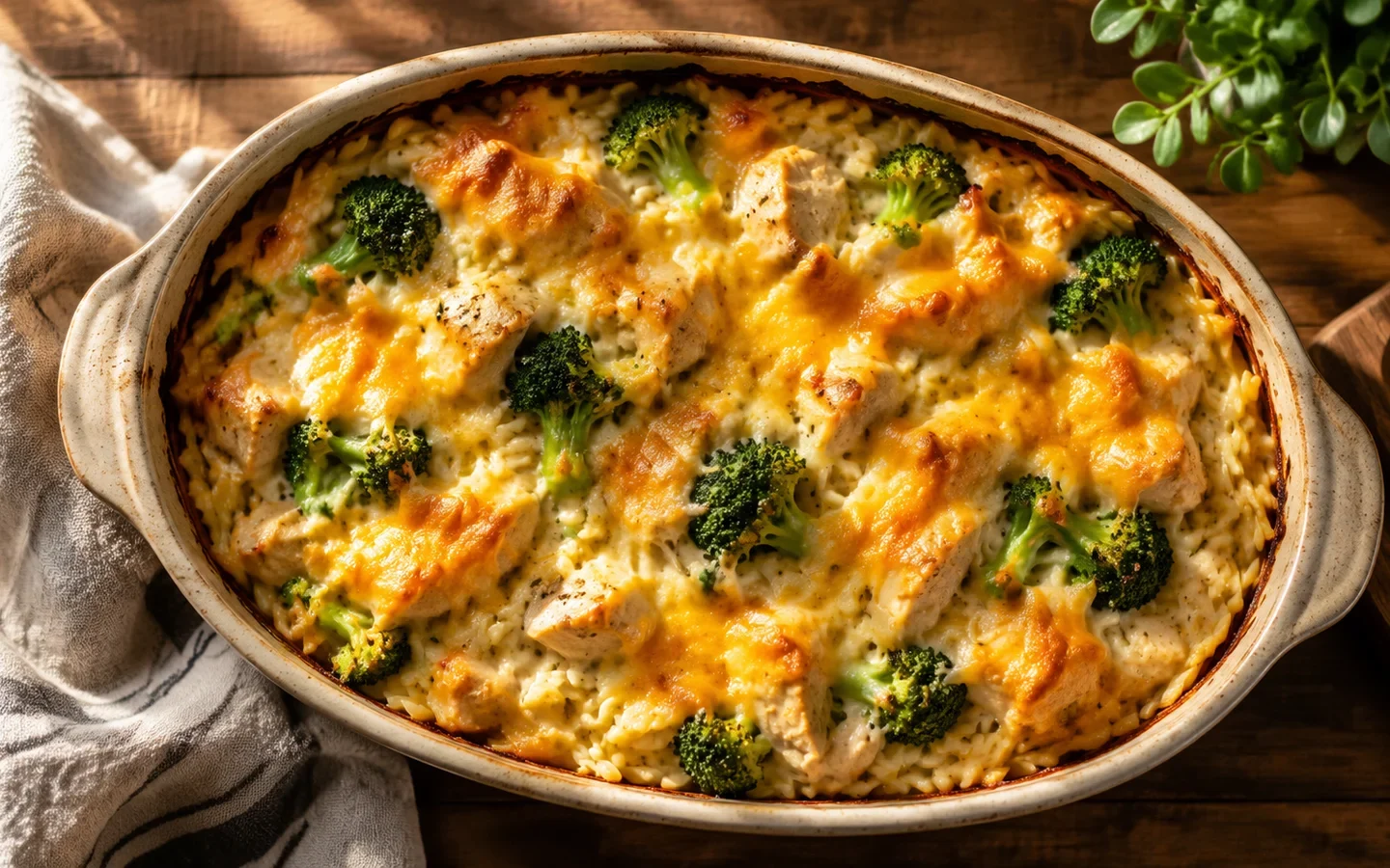Easy Cheesy Chicken Orzo Casserole for Busy Weeknights