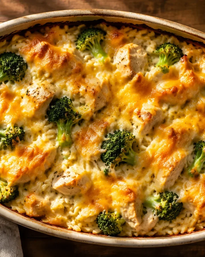 Easy Cheesy Chicken Orzo Casserole for Busy Weeknights