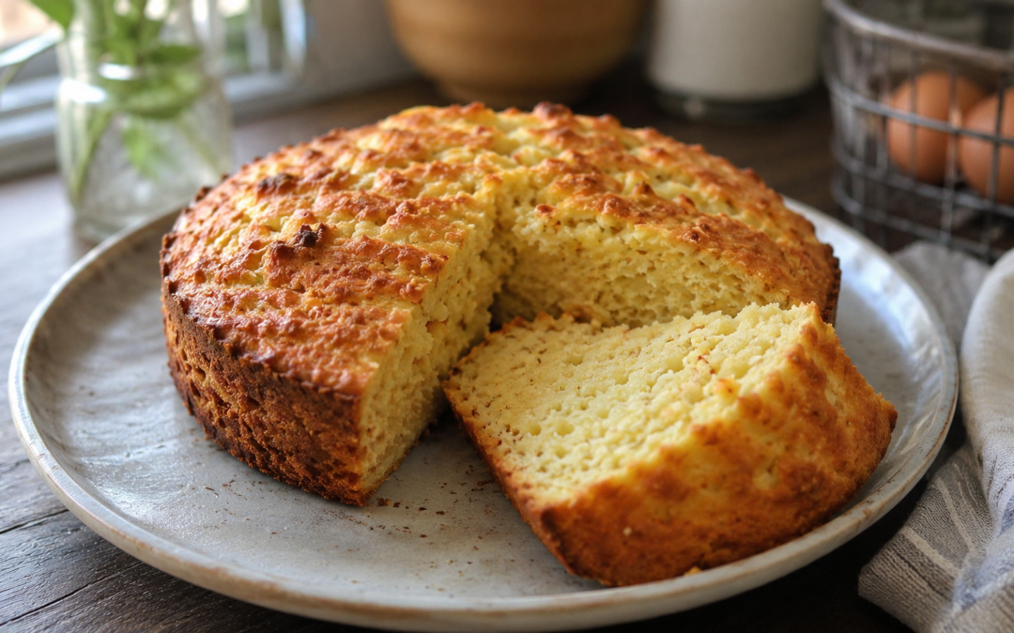 Easy Cottage Cheese Bread Recipe (No Flour)