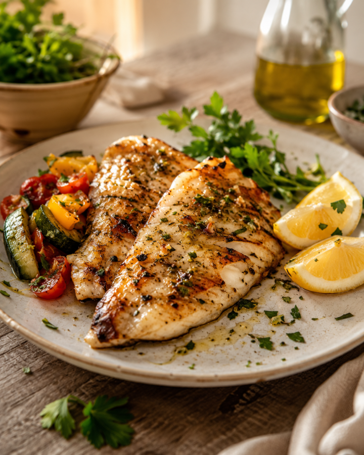 Grilled Bass: An Easy Mediterranean-Style Fish Recipe